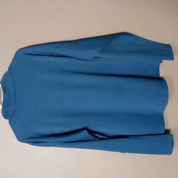 Nike Fit Dry Blue w Silver Swoosh Half Zip Pullover w Pocket XXL - Picture 2 of 7